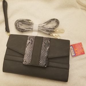 Charcoal Gray Clutch